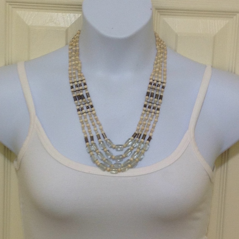 Four Strand Beaded Necklace